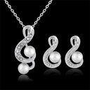 Fashion pearl two sets of simple and elegant