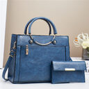 Large Capacity Bag Women's Special-interest Design Handbag Two-piece