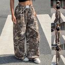 Slimming Casual Pants Hip Hop Retro Street Multi-pocket
