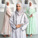 Long Sleeve Women Voile Dress