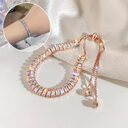 Rhinestone Bracelet Ins Fashion Shiny Adjustable Women Jewelry