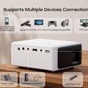 WIFI Wireless Projector Bluetooth 720p HD