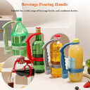 Beverage Bottle Handle Holder Adjustable Pouring Organizer Multi-Use