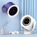 Desktop Adjustable Fan Light Rechargeable Wall Mount Table