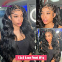 13x6 Front Lace Body Wave Wig Human Hair