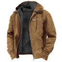 Winter Hooded Coat With Pockets Fashion Warm Fleece