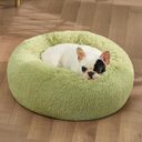 Indoor Solid Color Non-slip Round Fluffy Plush Pet