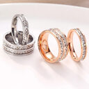 INS Rings Titanium Steel Couple Single And Double