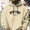 Men's Casual American-style Retro Loose Hooded Sweater