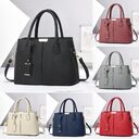 Women PU Leather Handbags Ladies Large Capacity Tote