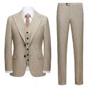 Groom Slim-fitting Suit Three-piece For Men