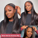 Glueless Wig Human Hair Straight