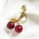 Alloy Three-dimensional Car Key Ring Cherry Women's Bag