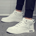 White Shoes Mid-top Sports Board Men