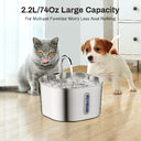 Stainless Steel Smart Pet Water Dispenser Automatic Circulation