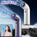 High-speed Portable Fan Little Turbine Digital Display Charging
