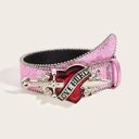 Sequined Belt Buckle