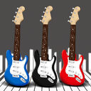 Playing Electric Guitar Toy Male 4-string Beginner Musical