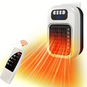 Wall Mounted Portable Small Electric Heater With Remote