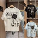 Brand Short Sleeve Ins 100 Cotton Coat Summer
