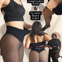 Single Thread Stitching Winter Warm Translucent Leggings