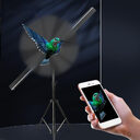 Naked-eye 3D Holographic Projection Suspension Imaging Electric Fan
