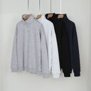 Women's Premium Half-zip Stand-up Collar Hoodie