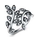 Tree of Life Rings Black Vintage