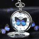 Ya Gray Butterfly & Wu Creative Pocket Watch