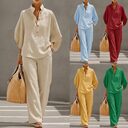 Women's Short-sleeved Suit Summer Loose Pullover Top