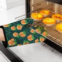 Cute Pug Print Insulated Oven Mitt And Trivet