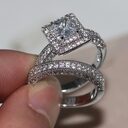 Wish zircon ring high-end hot jewelry European