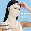 Summer Ice Silk Sun-Protective Face Mask For Women