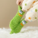 Womens Quirky Coral Fleece Mid-calf Socks