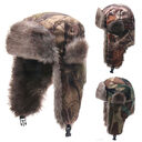 Windproof Mens And Womens Outdoor Thickened Leaf-Camouflage Lei