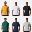 Mens Sun-Protective Quick-Drying Polo Shirt With A Turn-Down