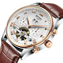 Genuine Kinyued Automatic Hollow Tourbillon Mechanical Watch Fashion