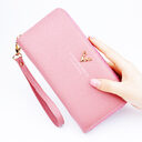 New Ladies Wallet Zipper bag handbag large embossed