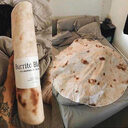 Super Soft Warm Flannel Burrito Blankets 280Gsm Round