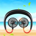Charging portable lazy fan student desktop hanging neck