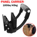 Metal wood panel handle portable quick clip