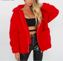 shearling coat jacket women autumn winter warm thick
