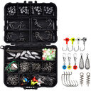 Sea Fishing 246 Pieces Set Box Storage Full