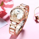 Female hollow automatic mechanical watch