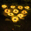 LED Solar Sunflower Lamps Light Decorative Lights