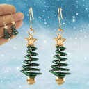 Christmas Earrings Tree Star DIY