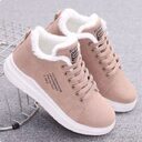All-match Thick-soled And Velvet Sneakers Thickened Warm Daddy