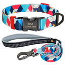 Dog tag lettering collar