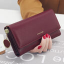 Women's hand holding wallet female long section new