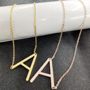 Fabulous Rose Gold Plated Stainless Steel Initial Letter